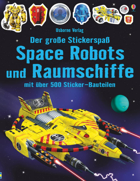 Usborne | Der große Stickerspaß: Space Robots und Raumschiffe
