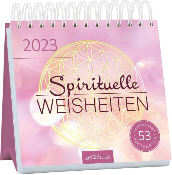 arsEdition | Postkartenkalender Spirituelle Weisheiten 2023 | 