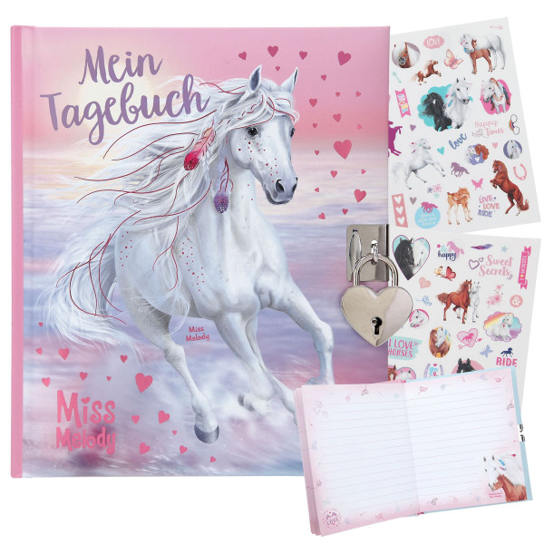 Miss Melody | Tagebuch mit Stickern, Motiv 2