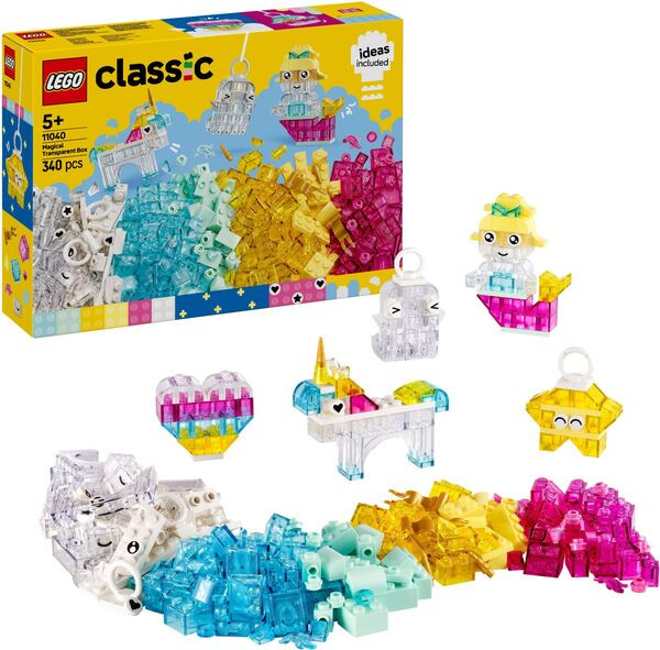 LEGO® | Classic  Zauberbox mit durchsichtigen Steinen | 11040