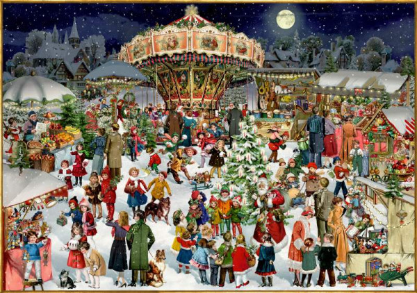 Coppenrath | Puzzle – Nostalgischer Weihnachtsmarkt | 