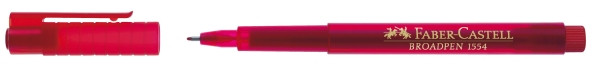 Faber-Castell | Fineliner BROADPEN 1554 rot | 155421