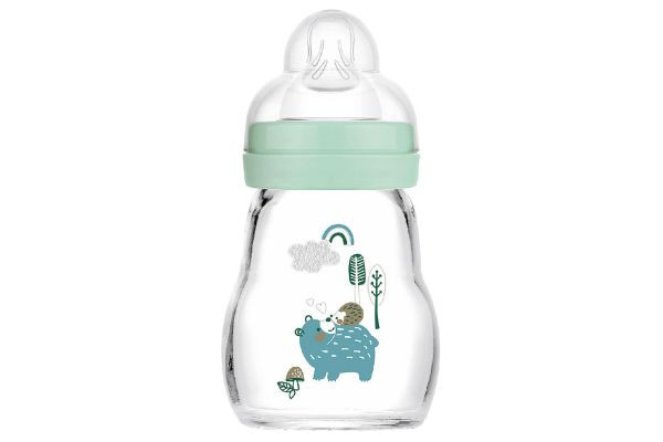 MAM Feel Good Glass Bottle Elements 170ml boy