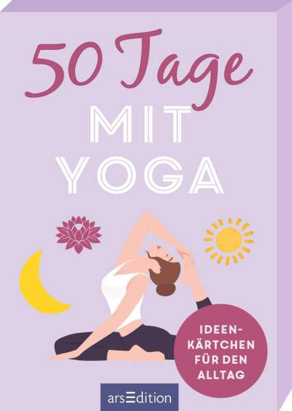 arsEdition | 50 Tage mit Yoga. Ideenkärtchen für den Alltag