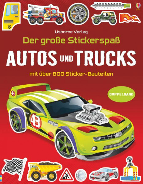 Usborne | Der große Stickerspaß: Autos und Trucks