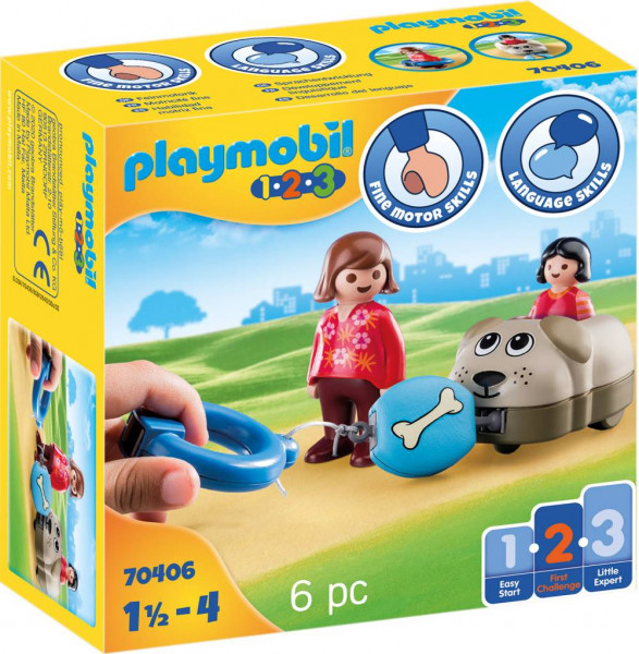 PLAYMOBIL® 1.2.3 | Mein Schiebehund | 70406