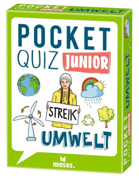 moses Verlag | Pocket Quiz junior Umwelt | Nuber, Adrian; Dr. Stankoweit, Marius