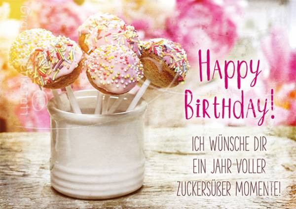 Grafik Werkstatt | Doppelkarte | Happy Birthday!