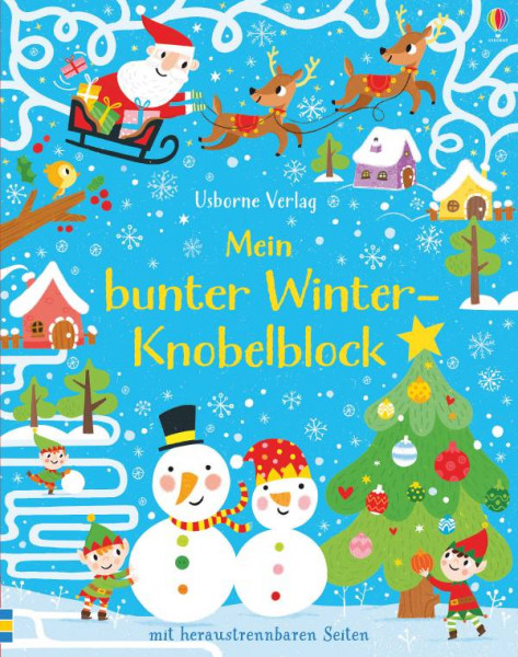 Usborne | Mein bunter Winter-Knobelblock