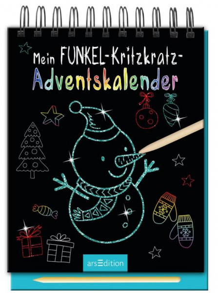 arsEdition | Mein Funkel-Kritzkratz-Adventskalender