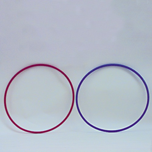 SKS metaplast | Gymnastik-Reifen sortiert 1 Stück, rot oder blau |  60cm | 130300000