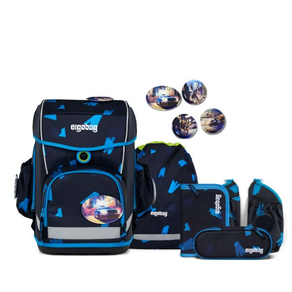 ergobag | Schulranzen Set | Cubo Light Set  | VerfolgBärjagd | 01300-90354-10
