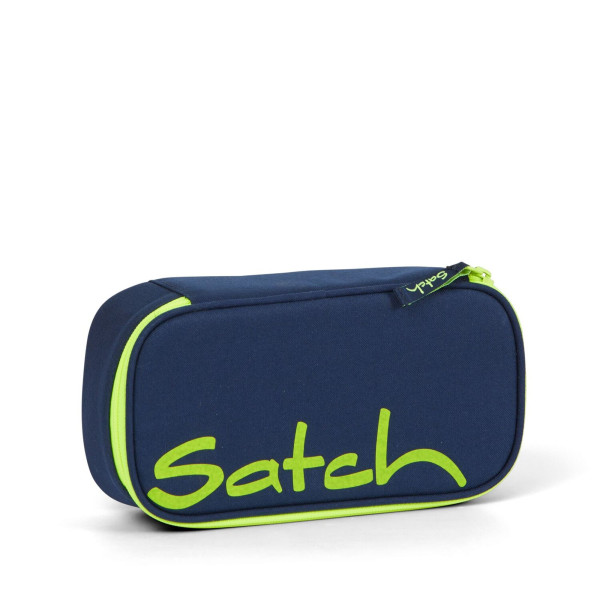 satch | Pencil Box Toxic Yellow | dark blue, neon, yellow