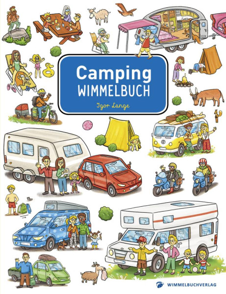 adrian & wimmelbuchverlag | Camping Wimmelbuch Pocket | 