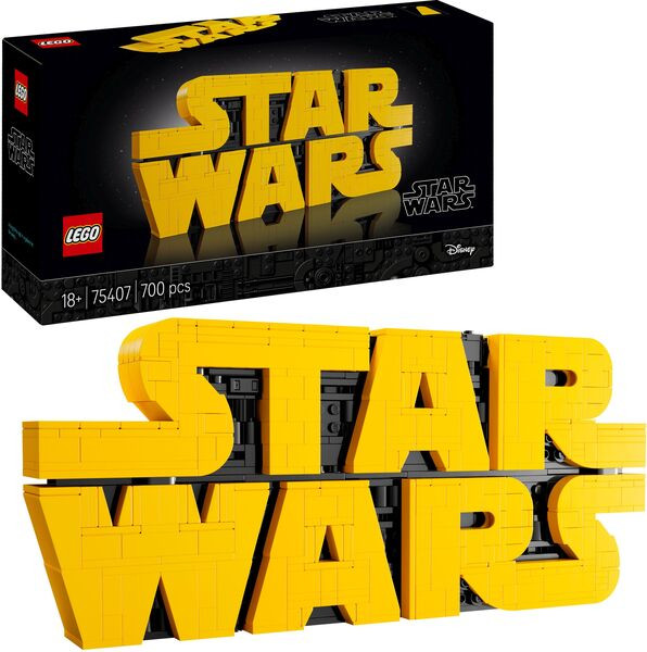 LEGO® | Star Wars™  Logo aus LEGO Steinen | 75407