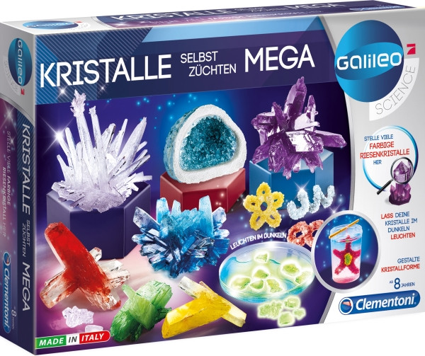 Clementoni | Galileo - Kristalle selbst züchten /Mega | 59130