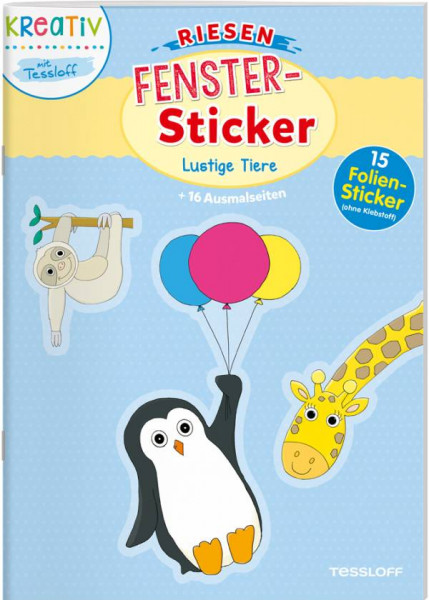 Tessloff | Riesen-Fenster-Sticker. Lustige Tiere