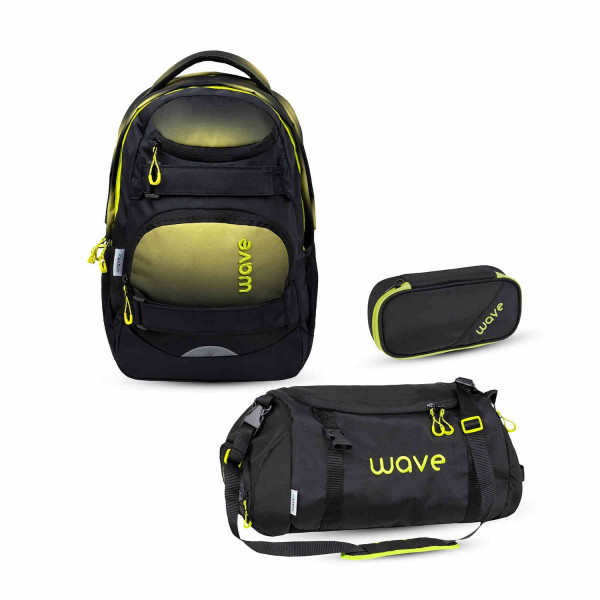 Belmil | Wave Infinity Move Schulrucksack Set 3 tlg. "Gradient Bold" | 338-92/ASET-2/39