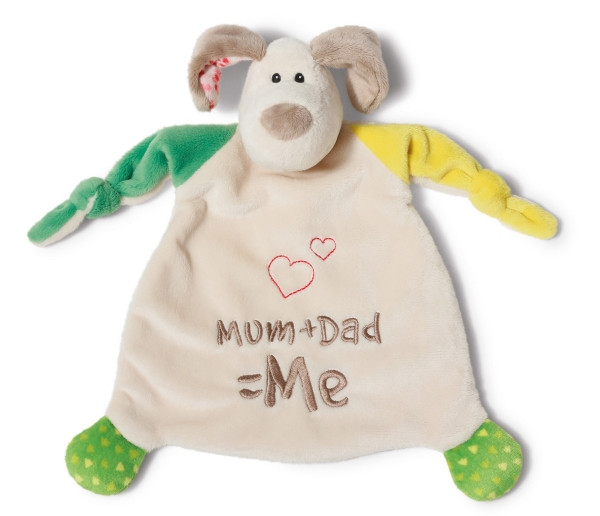 Nici | Schmusetuch Hund Mum+Dad=Me | 40037