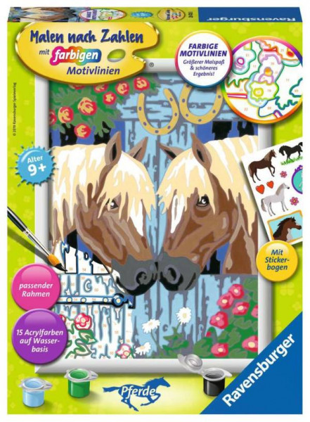 Ravensburger | Malen nach Zahlen | Treue Pferde