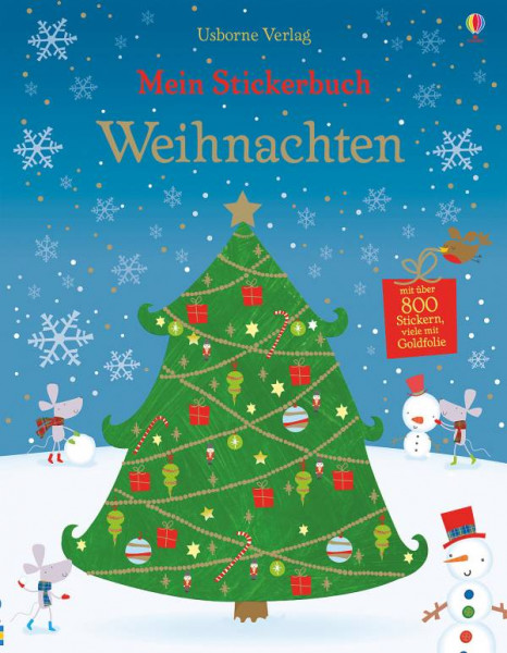 Usborne | Mein Stickerbuch: Weihnachten