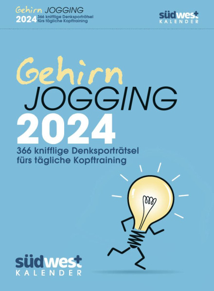 Südwest | Gehirnjogging 2024 - 314 knifflige Denksporträtsel fürs tägliche Kopftraining - Textabreißkalender zum Aufstellen oder Aufhängen | 