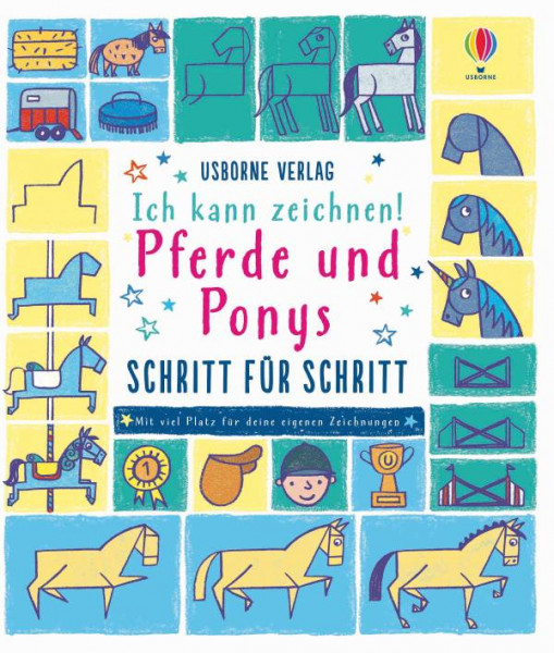 Usborne | Ich kann zeichnen! Pferde und Ponys - Schritt für Schritt