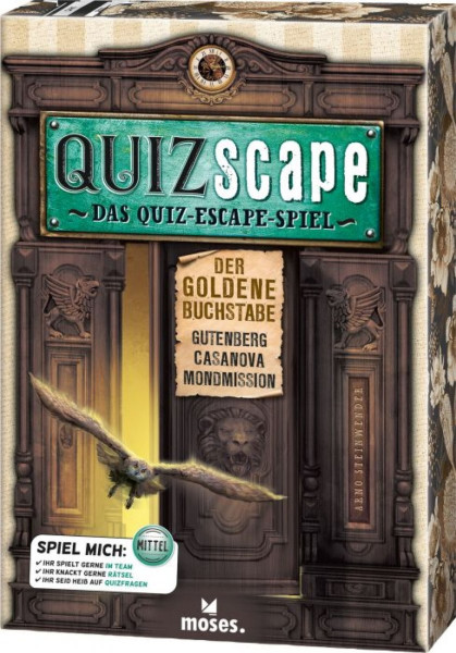 moses | QUIZscape Der goldene Buchstabe | 90383