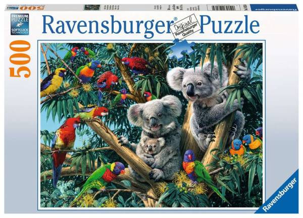 Ravensburger Puzzle | Koalas im Baum | 500 Teile