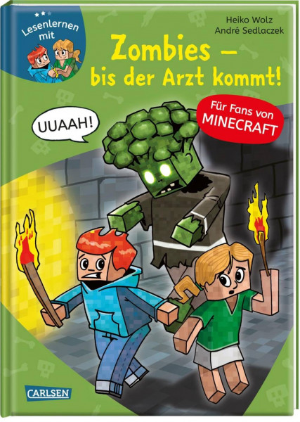 Carlsen | Lesenlernen mit Spaß - Minecraft Band 1: Zombies, bis der Arzt kommt!