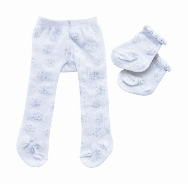 Heless | Pu-Strumpfh./Socken Eiskrist.,Gr.35-45cm | 478