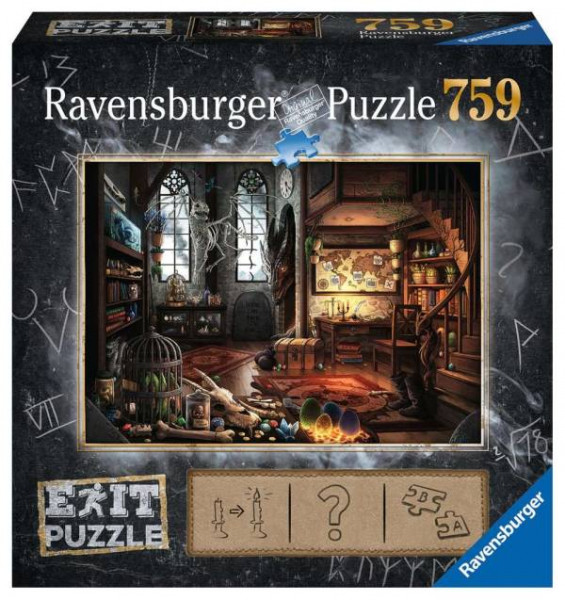 Ravensburger Puzzle | EXIT  Im Drachenlabor | 759 Teile