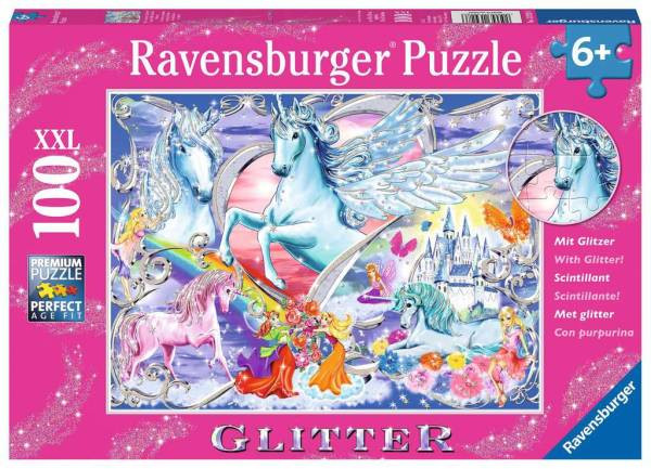 Ravensburger Puzzle | Die schönsten Einhörner | 100 XXL Teile