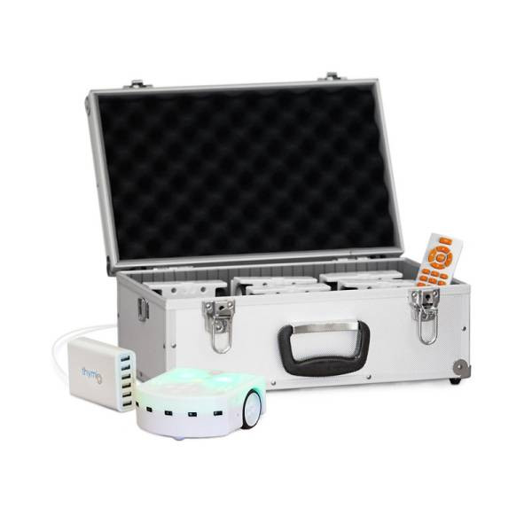 Koffer mit 6 Wireless Thymio Robotern (offizielles Set)