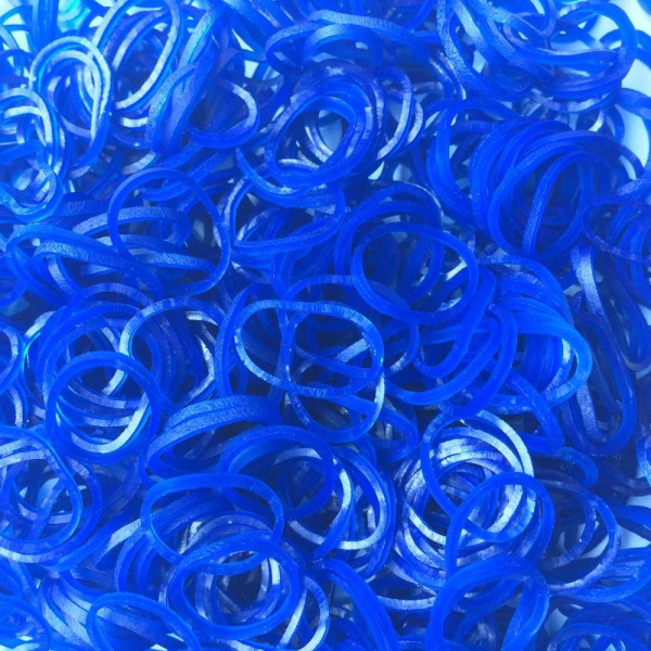 Rainbow Loom® | Gummibänder | Marineblau Jelly