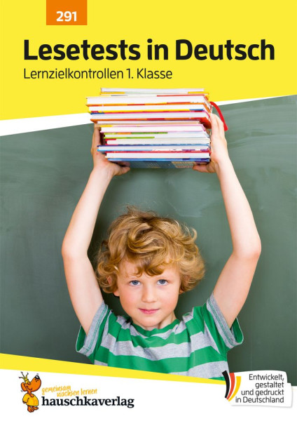 Hauschka Verlag | Übungsheft mit Lesetests in Deutsch 1. Klasse | Heiß, Helena