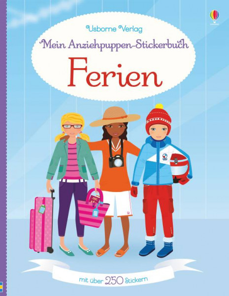 Usborne | Mein Anziehpuppen-Stickerbuch: Ferien