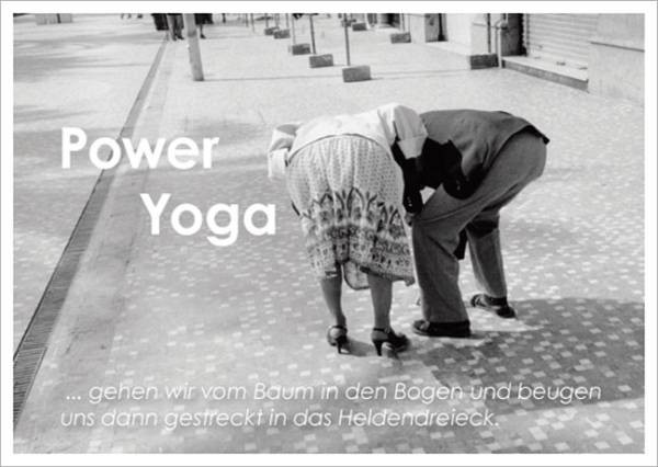 Rannenberg und Friends | Postkarte "Power Yoga"