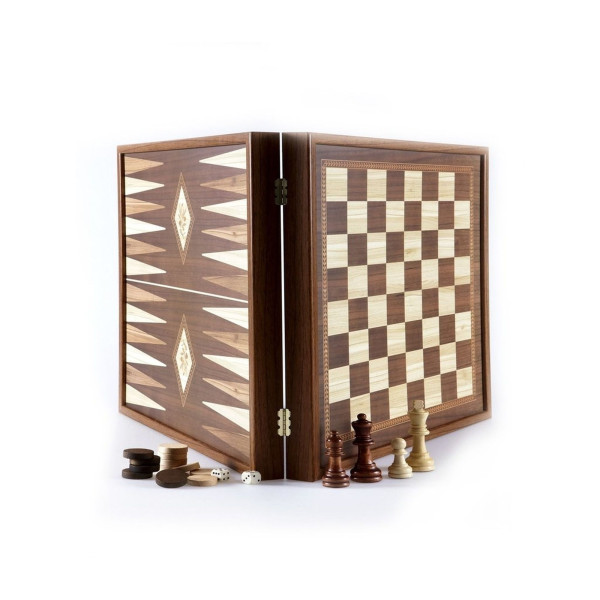 Ubergames | 2-IN-1-COMBO-SCHACH-BACKGAMMON | 6013741481445