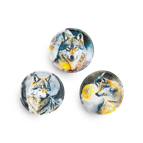 Belmil | Patches mit Klettverschluss Set 3-teilig- kompatibel mit Schulranzen Classy Plus/Smarty/Motion "Moon" | 336/B6/82