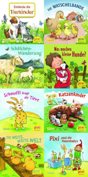 Carlsen | Pixi-Box 273: Pixis liebste Tierkinder (8x8 Exemplare) | diverse