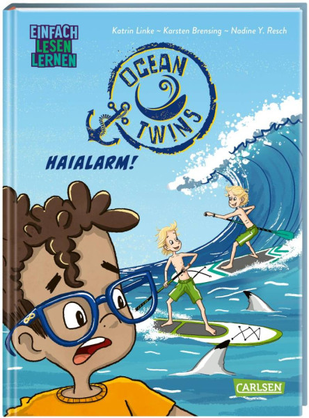 Carlsen | Ocean Twins: Hai-Alarm! | Brensing, Karsten; Linke, Katrin