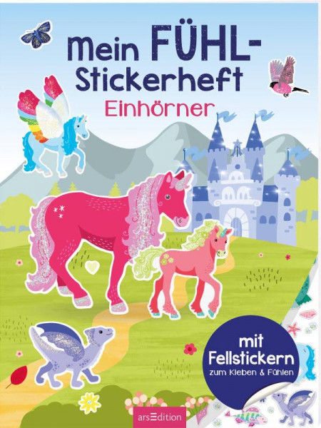arsEdition | Mein Fühl-Stickerheft - Einhörner | 