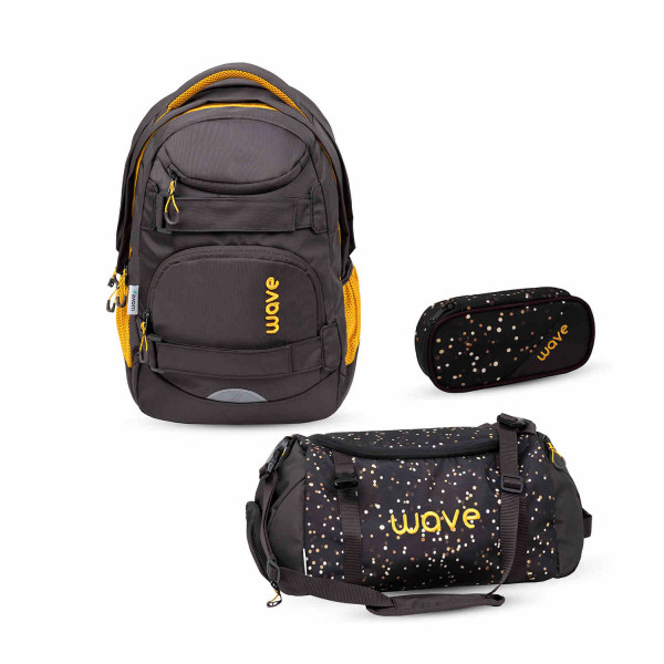 Belmil | Wave Infinity Move Schulrucksack Set 3 tlg. "Sand" | 338-92/ASET-2/28