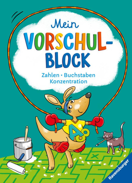 Ravensburger Verlag GmbH | Ravensburger Mein Vorschul-Block - Zahlen, Buchstaben, Konzentration - Rätselspaß für Vorschulkinder ab 5 Jahren - Vorbereitung auf Schule | Lohr, Anja; Pätz, Christine; Zimmermann, Britta